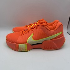Nike Zoom Challenge Womens Size 7.5 Pickleball Shoes Orange Neon FQ4155 800 New