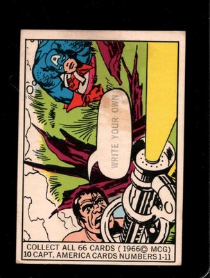1966 DONRUSS MARVEL SUPER HEROES #10 WRITE YOUR OWN CAPTION VG *X75663
