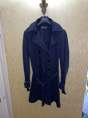 Women Boggi Milano Trench Coat Navy 36 / S / 44 - Bild 1 von 4