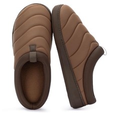 Men's Indoor Outdoor Slip On Campmate Slippers Memory Foam   Slide-in Hous