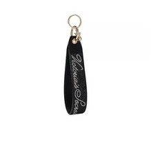 VICTORIA  S SECRET Black Silver Bling Wristlet Keychain New with Tags Bling