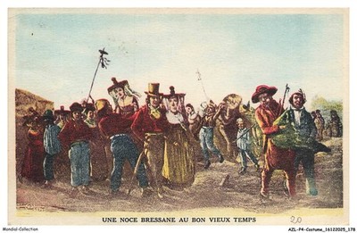 AZLP4-0384-MODE - Kostüm - Eine Hochzeit in Bressane Manier von früher