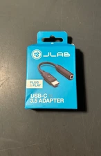 JLab USB-C to 3.5 AUX Adapter Brand New in Original Box