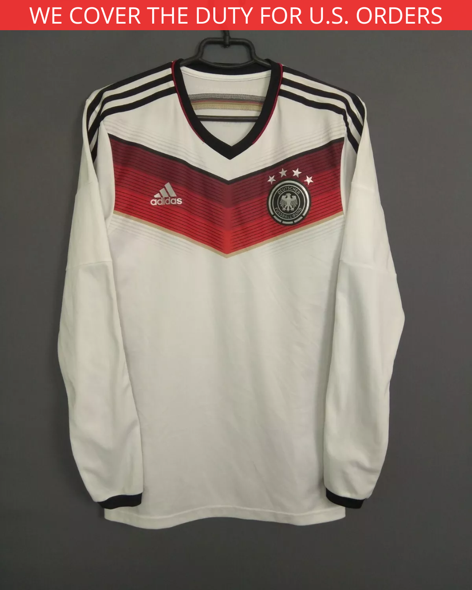 限定品 GRANDE 2014 BRASIL W杯 ドイツ代表優勝記念Tシャツ Germany Jersey authentic World Cup 2014 Shirt Long Sleeve Adidas