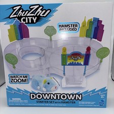 NEW Zhu Zhu City DOWNTOWN STARTER SET with Plush Sofia Interactive Hamster