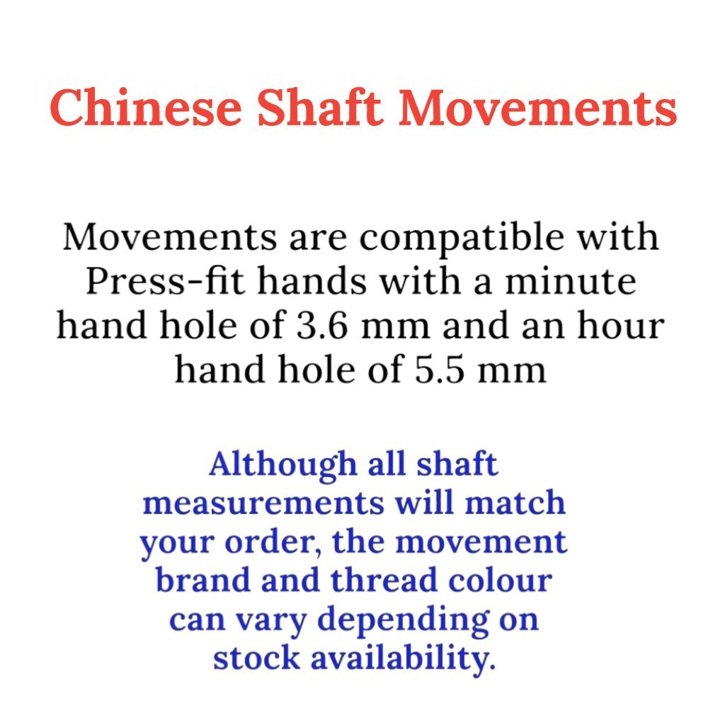 Sangtai 6168s Silent Clock Mechanism Battery Powered Movement