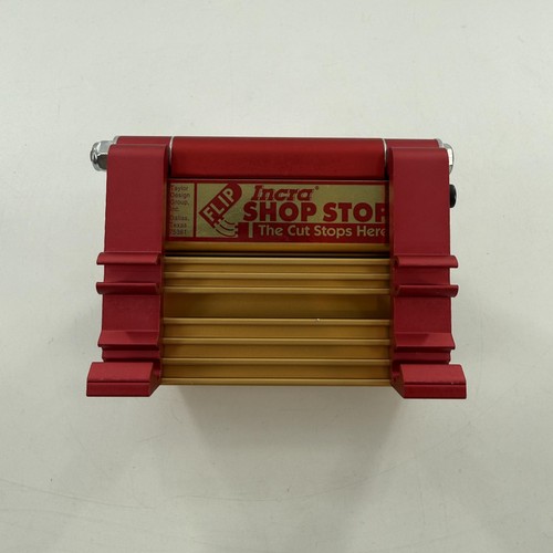Incra Flip Shop Stop Aluminum Woodworking Jig Cutting Fence Stop USA Tool