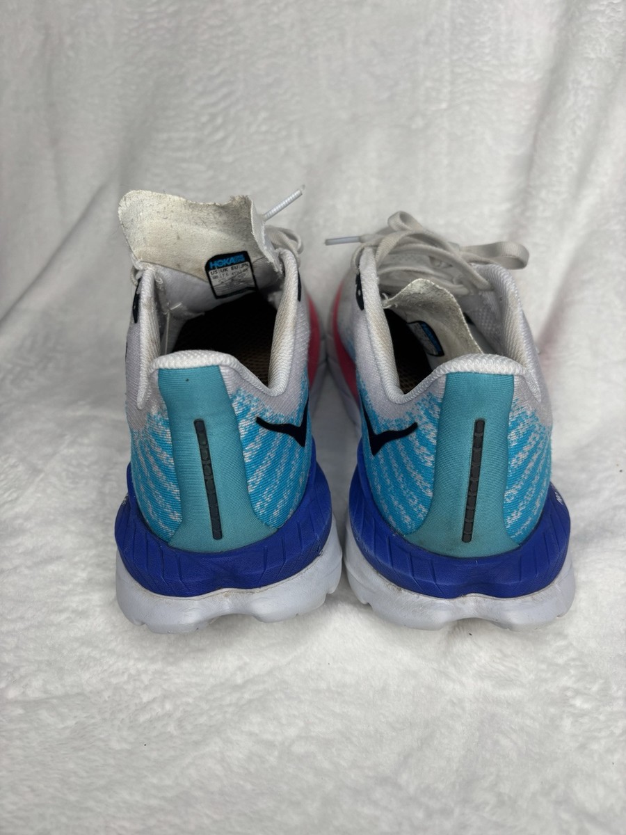 Hoka One One Mach 5 White / Scuba Blue 1127894 WSBB Sneakers  display picture 1