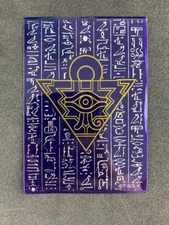 (50)YUGIOH Small Sized Millenium Puzzle Card Sleeves Purple 50 Sleeves 63X90mm