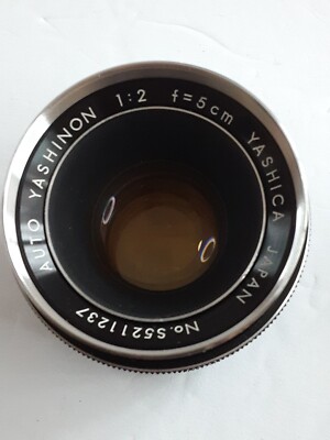🌴 Yashica Auto Yashinon 5cm 50mm F2 M42 Screw Lens For SLR