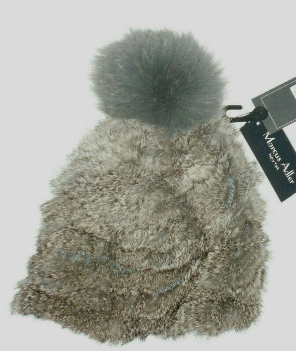 Marcus Adler Rabbit Fur Pom Hat One Size for sale online | eBay display picture 1