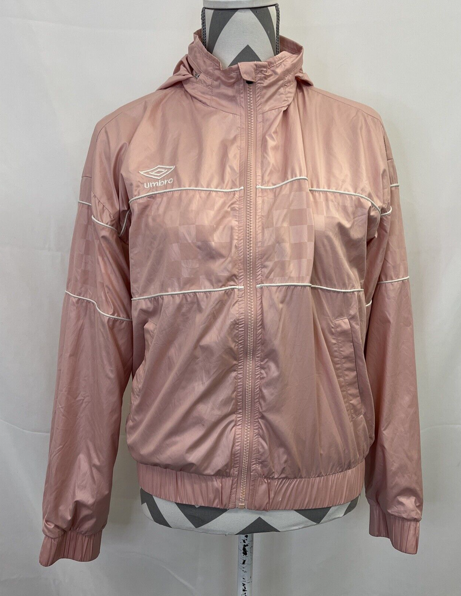 Umbro Lightweight Windbreaker Track Jacket Hooded Lined Retro