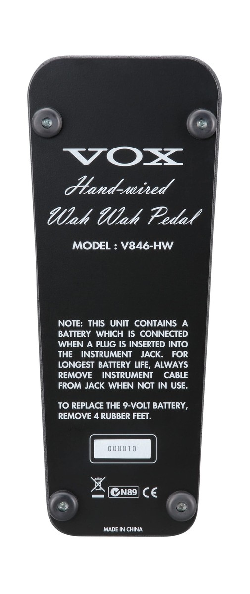 VOX V846HW The Hand-Wired VOX Wah-Wah Pedal Limited Edition HT