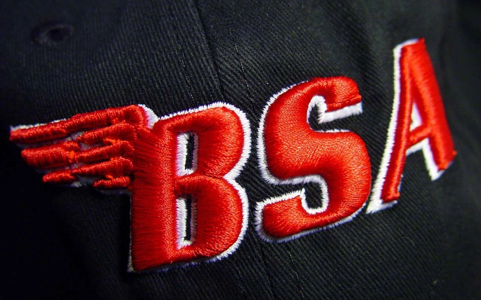 BSA Motorcycle, Embroidered, Adjustable, Baseball Cap, 100% Natural Cotton - Image 2 of 4