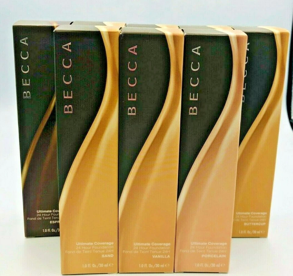 Becca Ultimate Coverage 24 Hr Foundation Choose Sand, Buff, Vanilla, Linen +more - Image 3 of 3