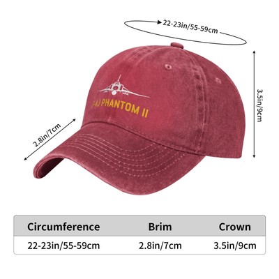 F-4J PHANTOM II Veterans Men Baseball Cap Adjustable Sport Dad Hat