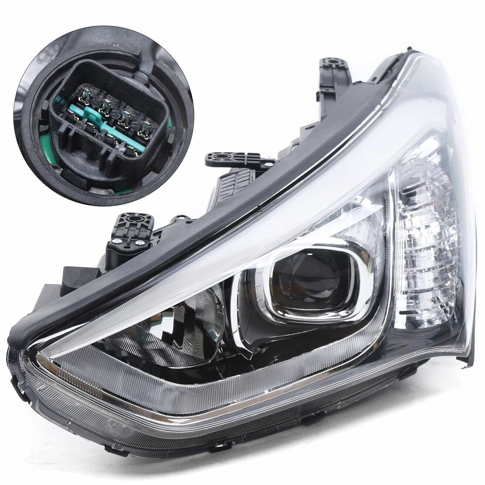 For 2013 2014 2015 2016 Hyundai Santa Fe Headlight Headlamp Left Driver Side LH Foto 4 de 4