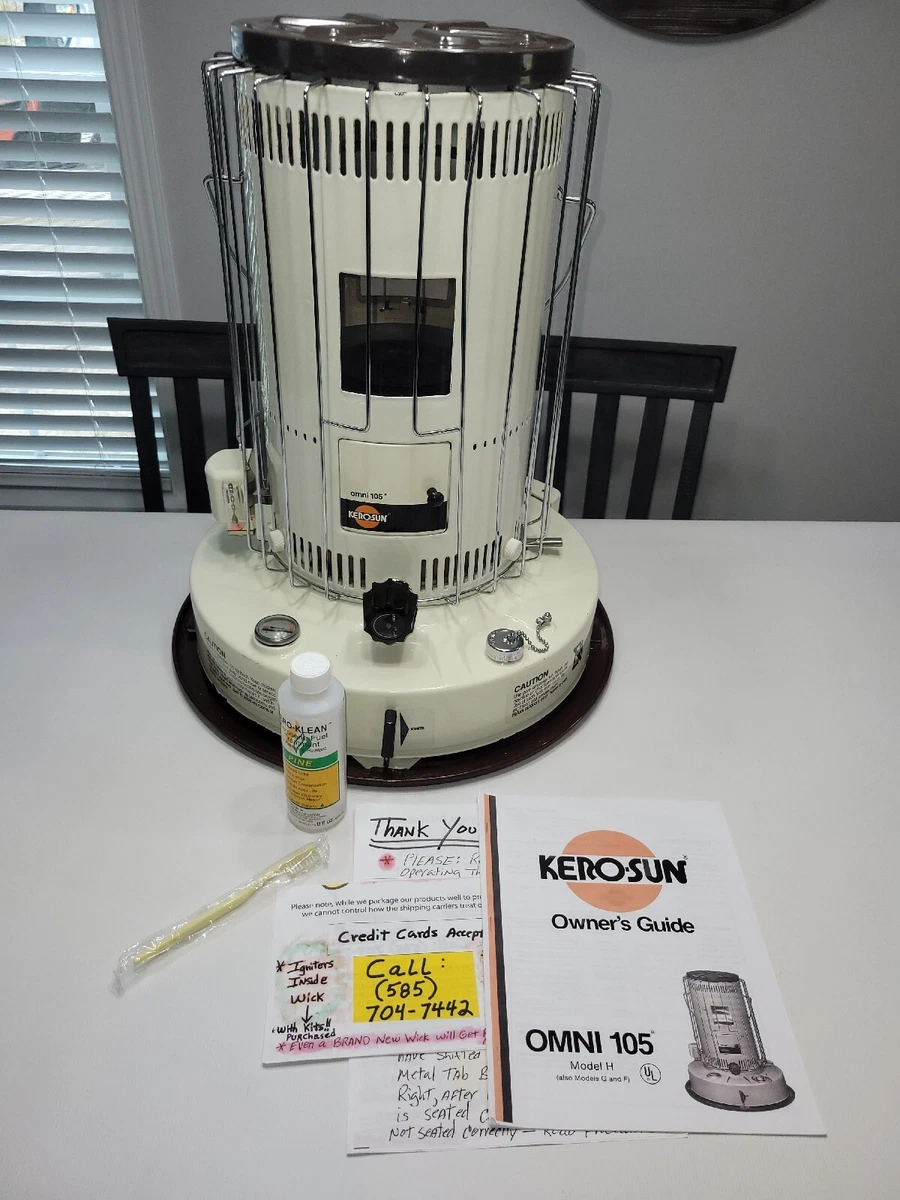 KEROSUN OMNI 105 ORIGINAL KEROSENE HEATER u0026#034;PRO RESTOREDu0026#034; BN PARTS  u0026#034;EXC LNu0026#034; PLUS! | eBay