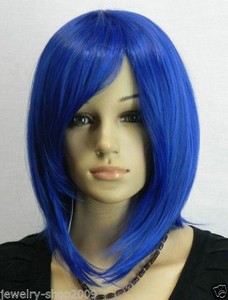 dark blue wig ebay