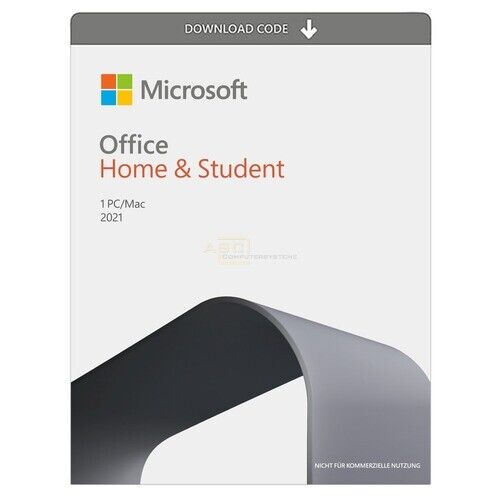 2021 Microsoft Office Home & Student 1 PC/Mac DE (Download) ESD-Key via Email - Picture 1 of 6