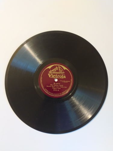 MIGUEL FLETA, VICTROLA 993, MI TIERRA / ADIÓS TRIGUENA, 10", 78 RPM, CASI NUEVO - Imagen 1 de 2
