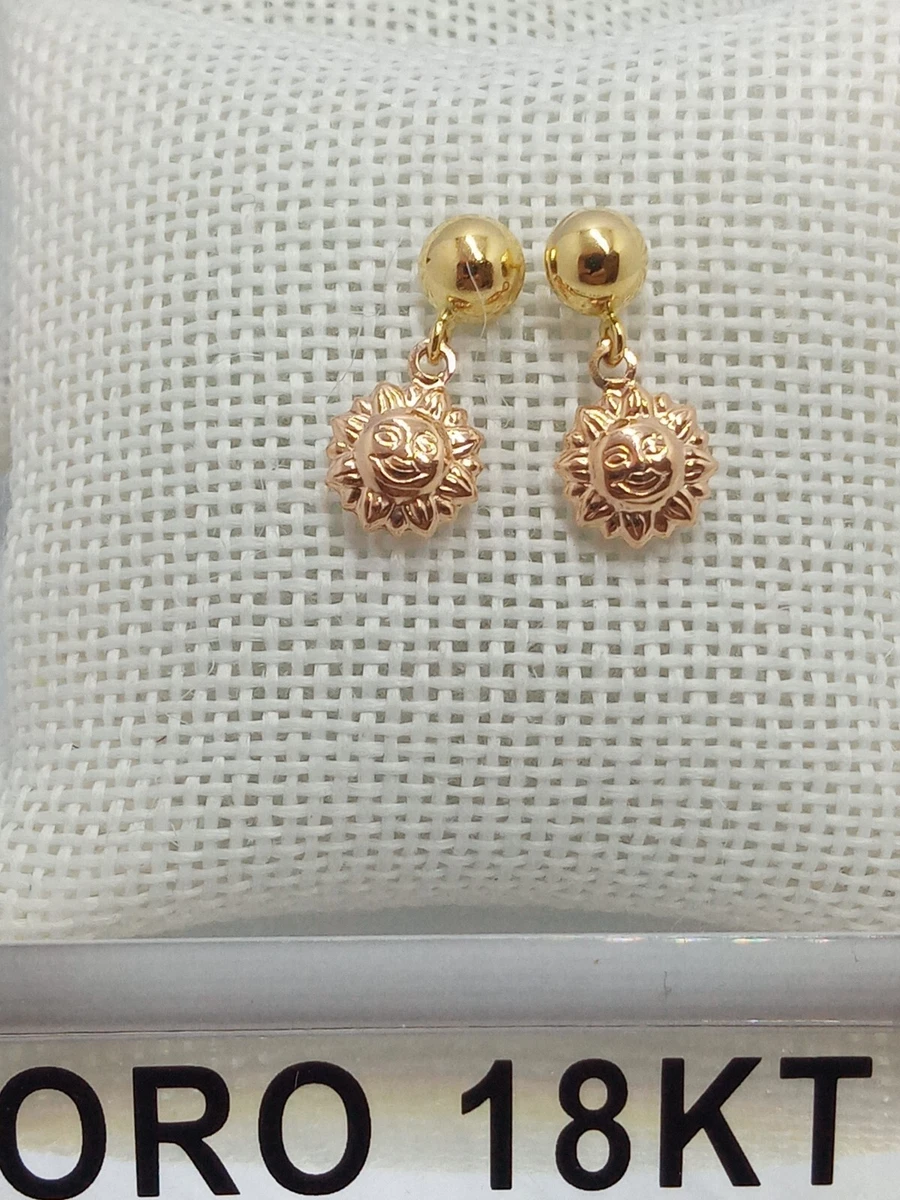 Orecchini in Cristallo Multicolore finiti in oro giallo 18K - Azara
