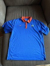 Nike Men  s Univ Of Florida Gators Polo Shirt Blue Orange XL - EUC 