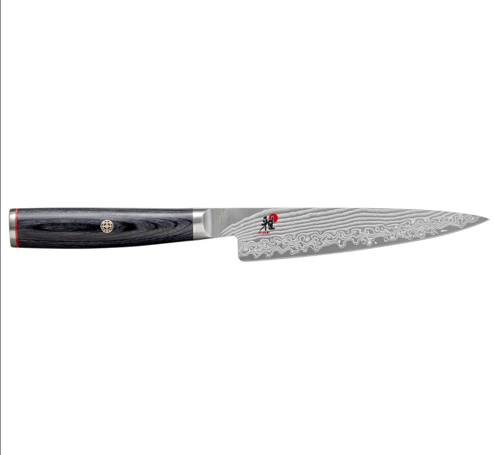 Miyabi Kaizen II 5000FCD Stainless Steel Shotoh Utility Knife, 4.5-Inches