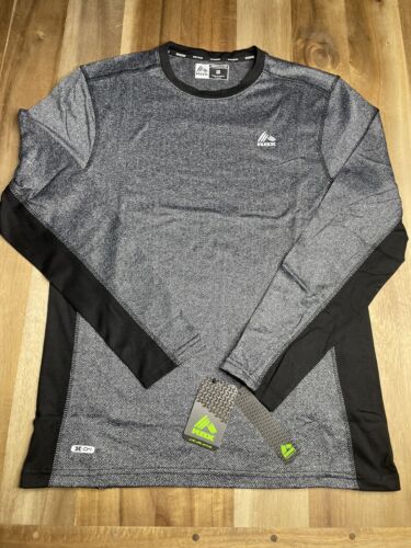 NEW RBX Shirt Adult Large Long Sleeve Mens Shirt Black Gray NWT