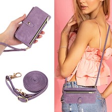 Crossbody With Strap Card Wallet Holder PU Leather Case For Moto G Stylus 5G