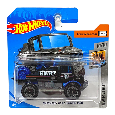 【中古】「非常に良い」Hot Wheels 2020 Treasure Hunt Hw Metro Mercedes-Benz Unimog 1300 33/250 Black Hot Wheels Treasure Hunt HW Metro Mercedes-Benz Unimog 1300 1:64