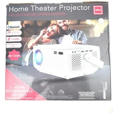 RCA 720p Bluetooth Built-in Battery Portable Home Theater Projector (RPJ402)