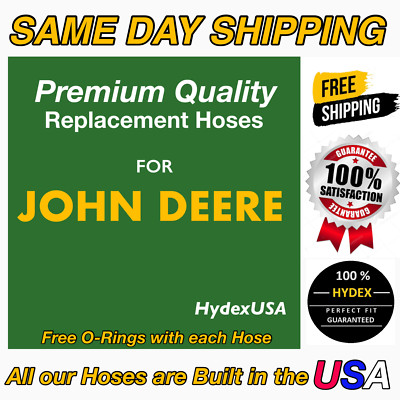 KV25289 New Replacement Hydraulic Hose for John Deere -  ''FACTORY SPECS''