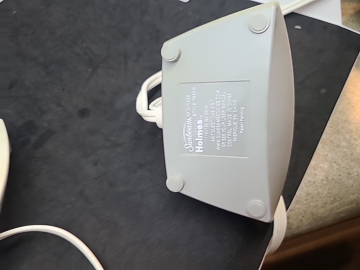 Sunbeam Holmes PAC0595 Y85KQ 4Prong Dual Electric Blanket Controller