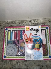 My First Sewing Kit Alex Toys Craft Kids Notions Pins Scissors Thread Box