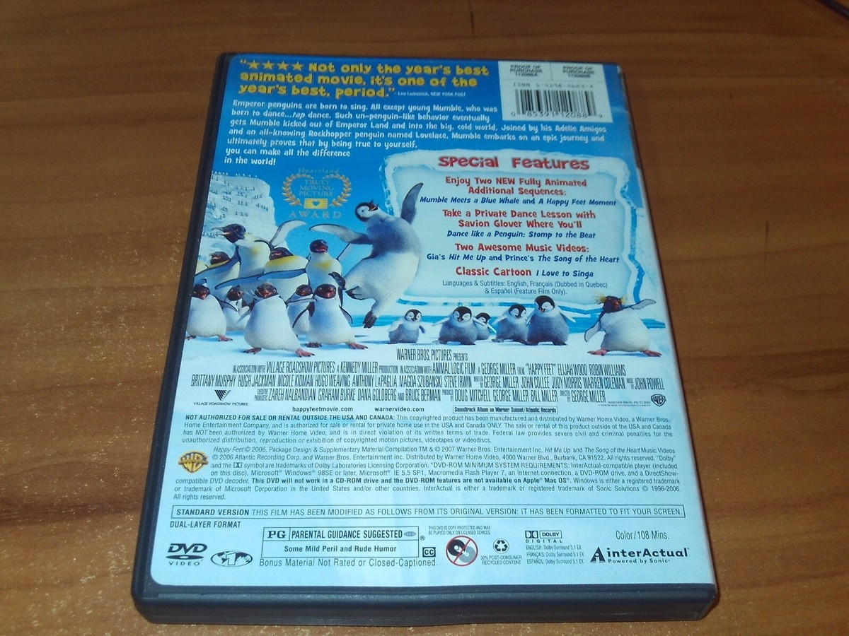 V6 DVD「VERY HAPPY!!!」 Happy Feet (DVD, 2007, Full Frame) | eBay