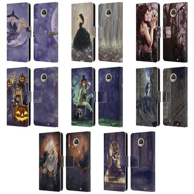 OFFICIAL SELINA FENECH GOTHIC LEATHER BOOK WALLET CASE COVER FOR MOTOROLA PHONES
