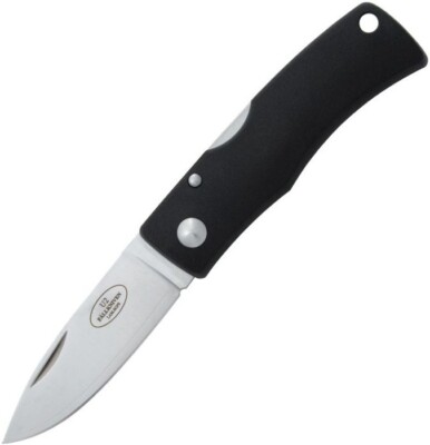 Fallkniven U2 Folding Knife 2.38'' 3G Steel Drop Point Blade Black Zytel Handle