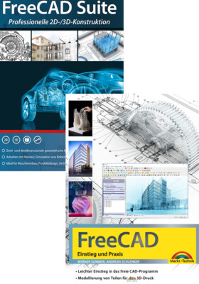 FreeCAD Suite + PDF Handbuch ''FreeCAD Einstieg und Praxis'' - PC Downloadversion