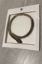 Kette Schlange Von Zara Mit Steinchen Gold Neu