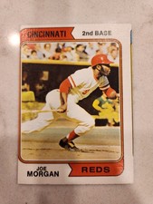 MLB Hall of Famer Joe Morgan (Cincinnati Reds) Topps Baseball Card (1973 Season)