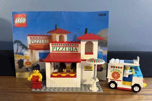 LEGO Legend Pizza to Go 10036 Rare Retired Set Completely Built w/Manual No Box