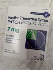 New Habitrol Nicotine Transdermal System Patch 7mg Step 3 One Wk Kit EXP 09/27
