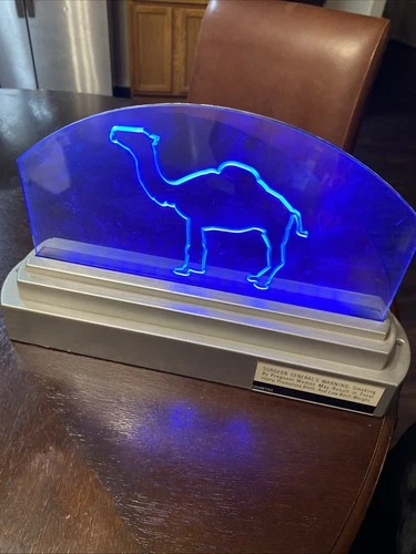 Vintage  Camel Lighted  Sign Neon Backlit - Works
