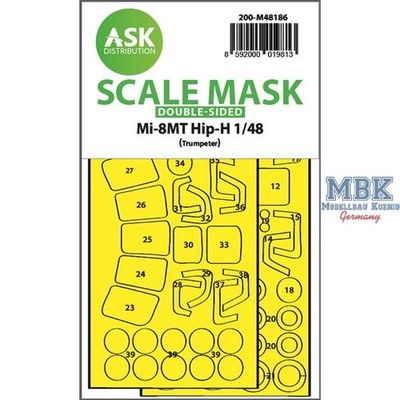 Artscale ASK200-M48186 Mil Mi-8MT double-sided express fit mask