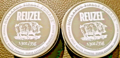 《 2 x 35G》Reuzel Extreme Hold Matte Pomade - Dry Messy No Shine Textur -