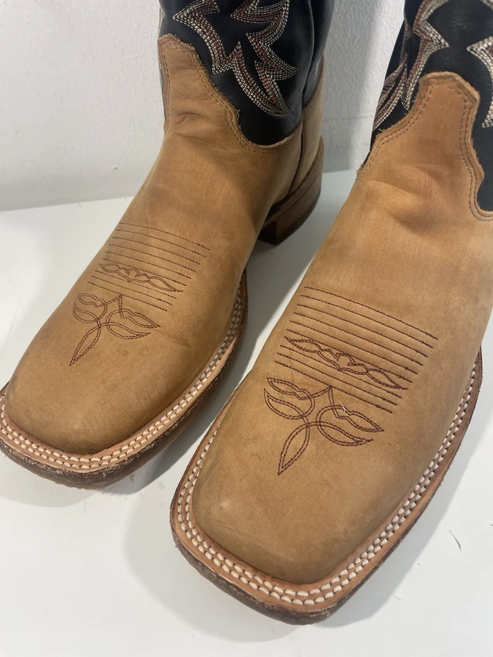 Botas Justin Estilo BR740 Marrón Cobre/Negro Hombre Talla 8.5 Usadas. Foto 3 de 4