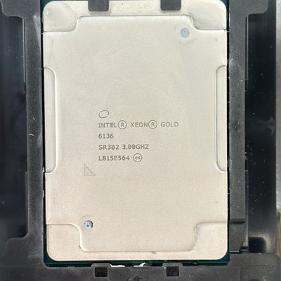 Cisco UCS-CPU-6136 Intel Xeon Gold 6136 CPU SR3B2   12-Core 3.0GHz   Used