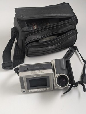 Sharp Viewcam VL-E610U Camcorder Bundle w/ Sony Case - For Parts or Repair