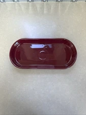 Fiesta BREAD PLATTER UTILITY TRAY - Claret, 12", RETIRED FiestaWare